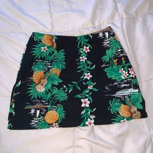 Hawaii Patterned Skort